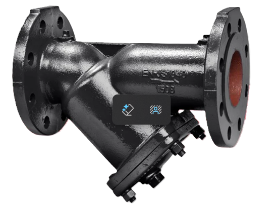 CRANE STRAINER – DN50 – DN300 – DUCTILE IRON FM276 / F277